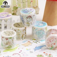 mr paper 8 designs little chun scenery series creative lovely retro single washi tape decoration hand account diy material
