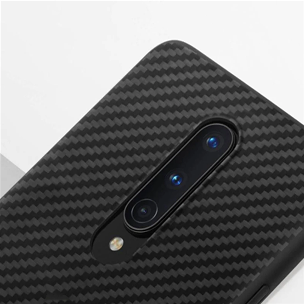 

Ultra-slim Full Cover Soft TPU Transparent Phone Case for OnePlus 8 Shockproof Back Cover Carbon Fiber Black Protective Shell