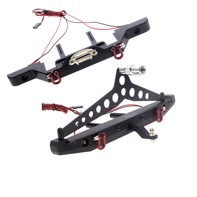 

Металлический передний и задний бампер для 1/10 SCX10 iii 90046 Traxxas TRX4 RC Crawler Car
