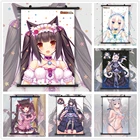 Nekopara Chocola ванильный Аниме Манга настенный плакат свиток