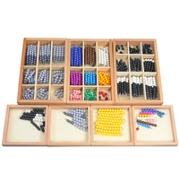 montessori wooden checker beads board colorful black white grey checker board beads link dragon reduce dragon game baby toys