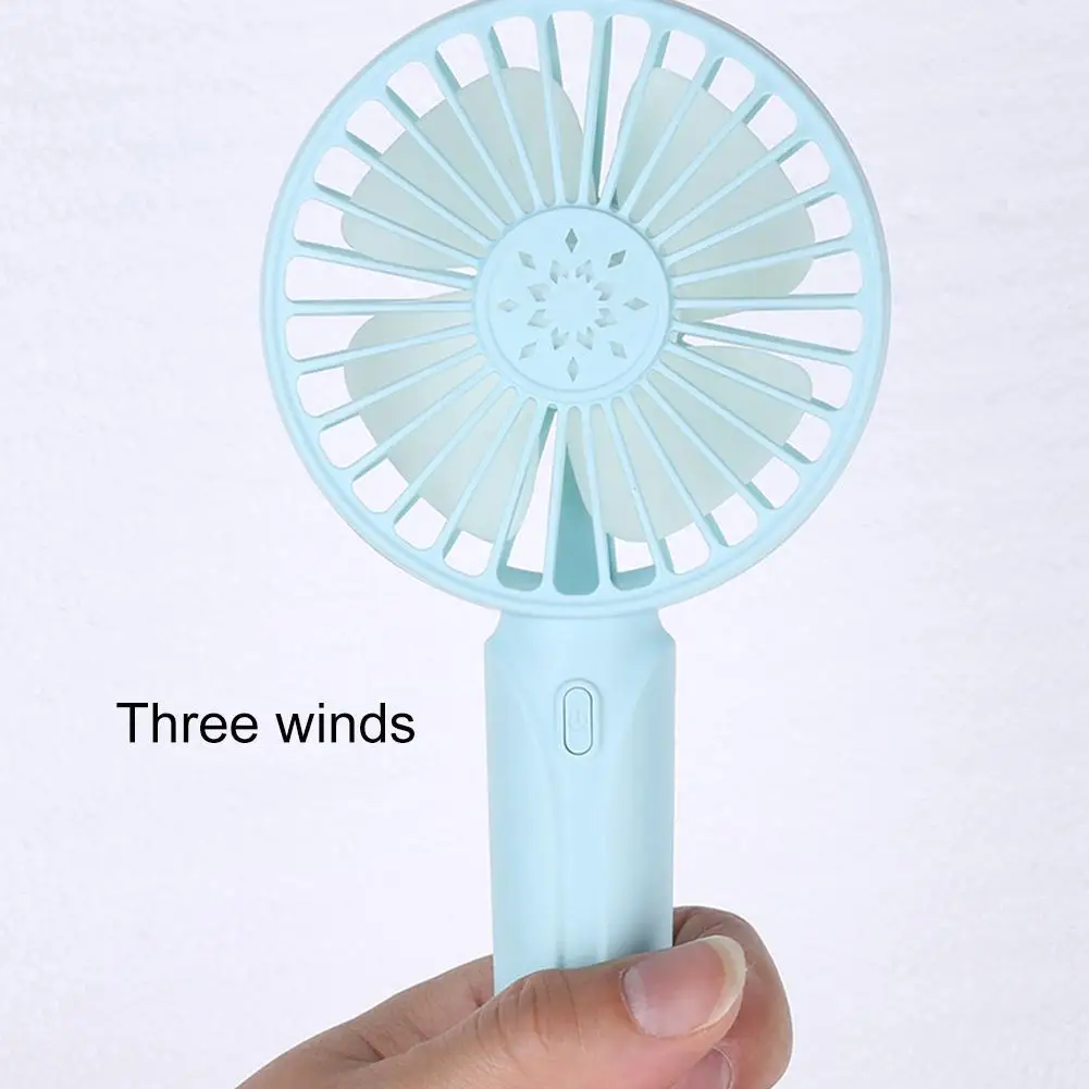 Портативный мини вентилятор портативный 3 скоростной электрический настольный