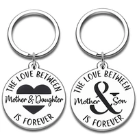 the love between mother and daughter son keychain mother daughter jewelry keyring gifts for mom birthday gifts key rings