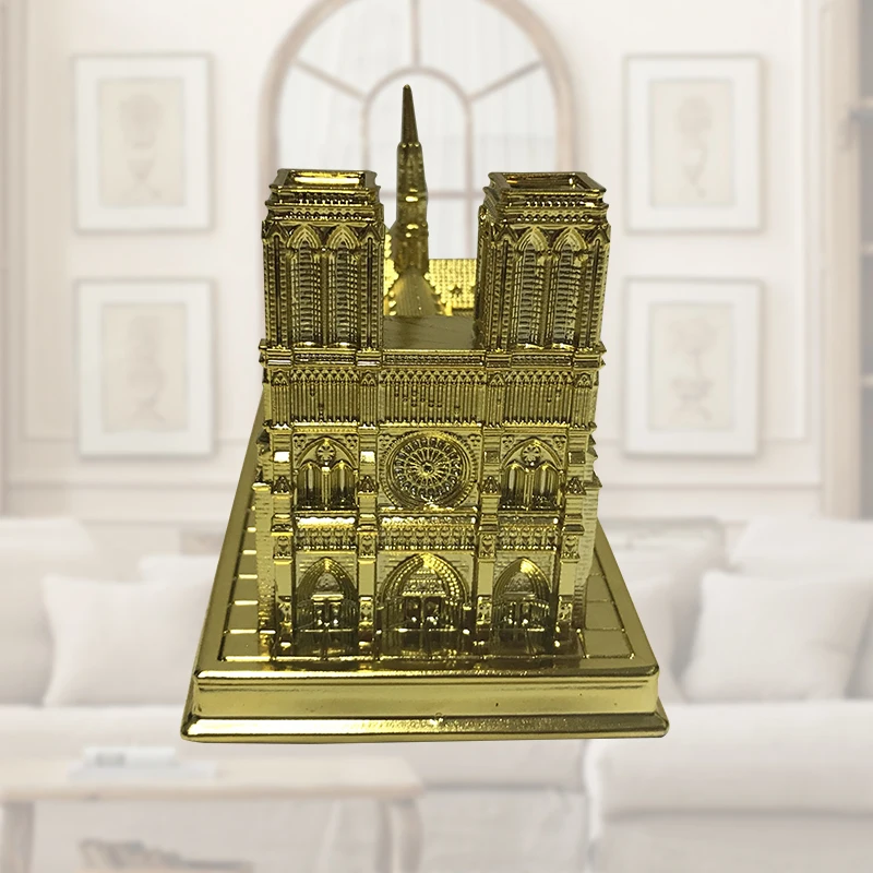 Hand made Изделия из смолы Мировая архитектура &quotNotre Dame de Paris Творческий фигурки