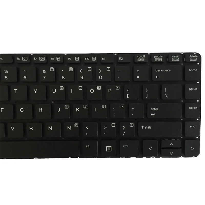 Новая английская черная клавиатура для ноутбука HP ProBook 440 445 G1 без