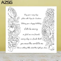 azsg blessing clear stampsseals for diy scrapbookingcard makingalbum decorative silicone stamp crafts