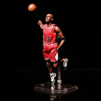 new 112 scale basketball star mj action figures anime doll high quality abs players model free shipping souvenir fans gifts