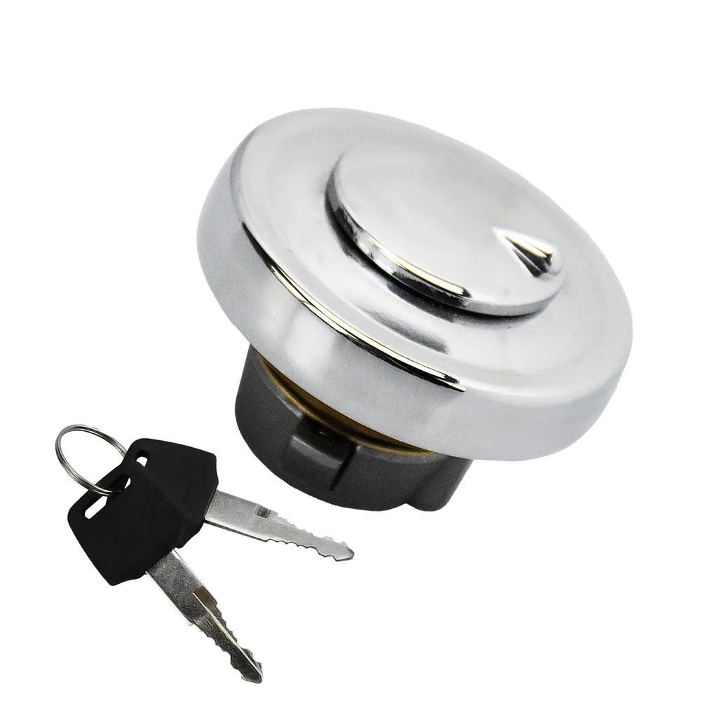 Мотоциклетная хромированная крышка топливного бака с ключами подходит для XVS125