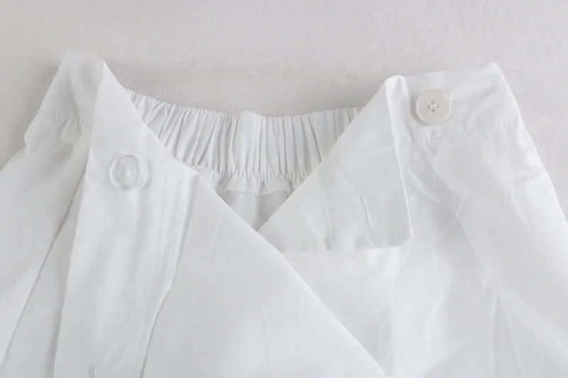 

Autumn Winter New 2020 High Waist Casual All-Match One-Piece Stitching Button Waist Mid-Length Skirt Female Fashion Skirt