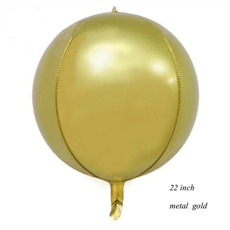 1PC metal gold 1 шт. 18/22 дюйма металлические звезды и сердце 4D диско градиент цвета шары для свадьбы и дня рождения вечерние детские Душ Декор реквизит для фотосессии принадлежности - Цвет: 1PC metal gold