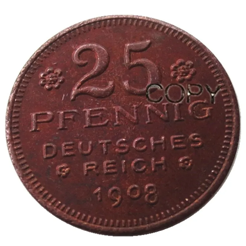 Германия (Empire) 25 Pfennig 1908 медная копия монеты|Безвалютные монеты| |