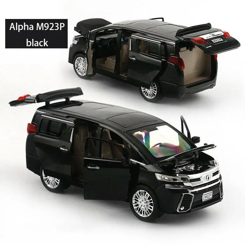 

2020New 1:24 Alphard Car Model Car Decoration Trimming Simulation Alloy Car Pull Back Car Model