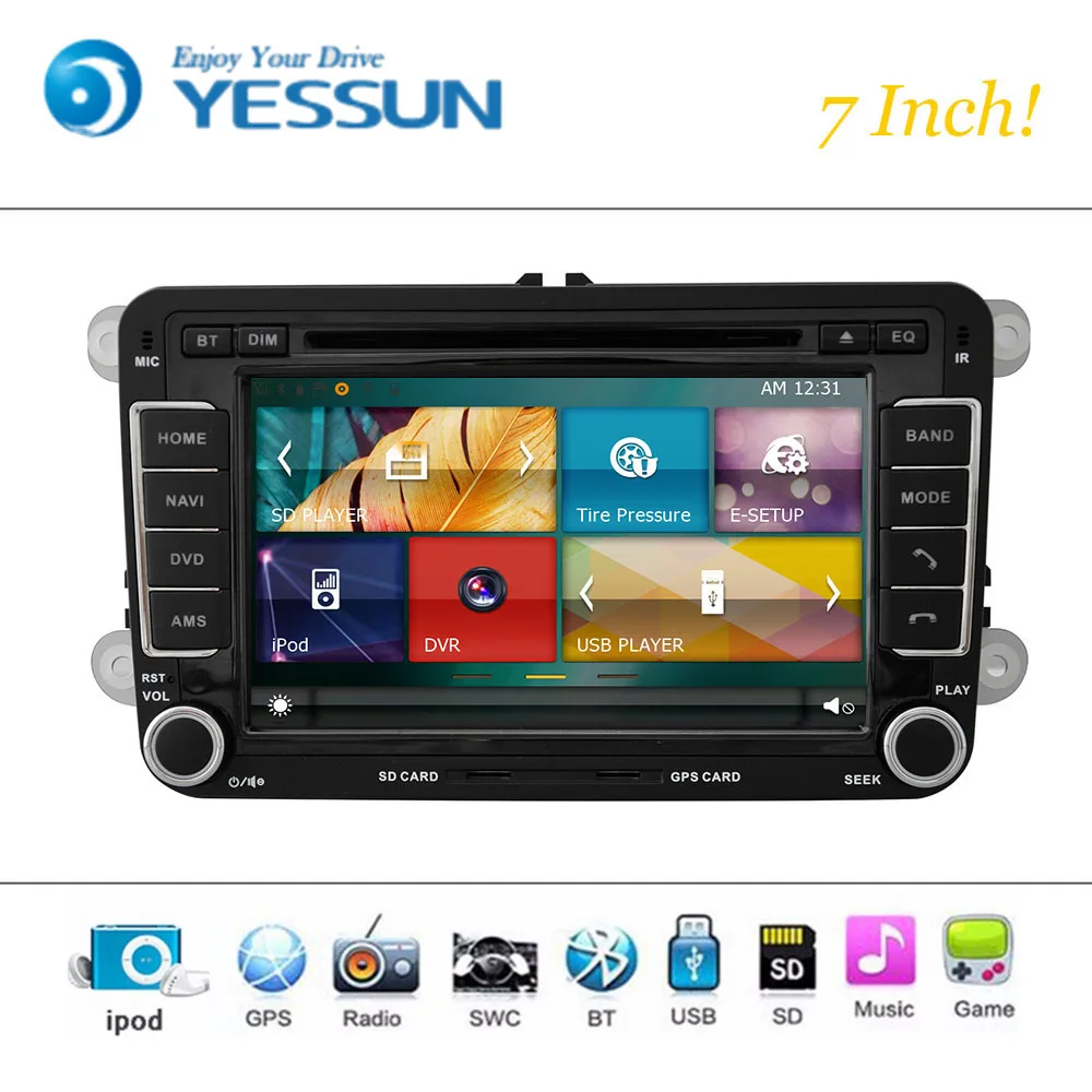 Автомобильный DVD плеер с системой Wince для VW Volkswagen Passat POLO GOLF Skoda автомобильное радио