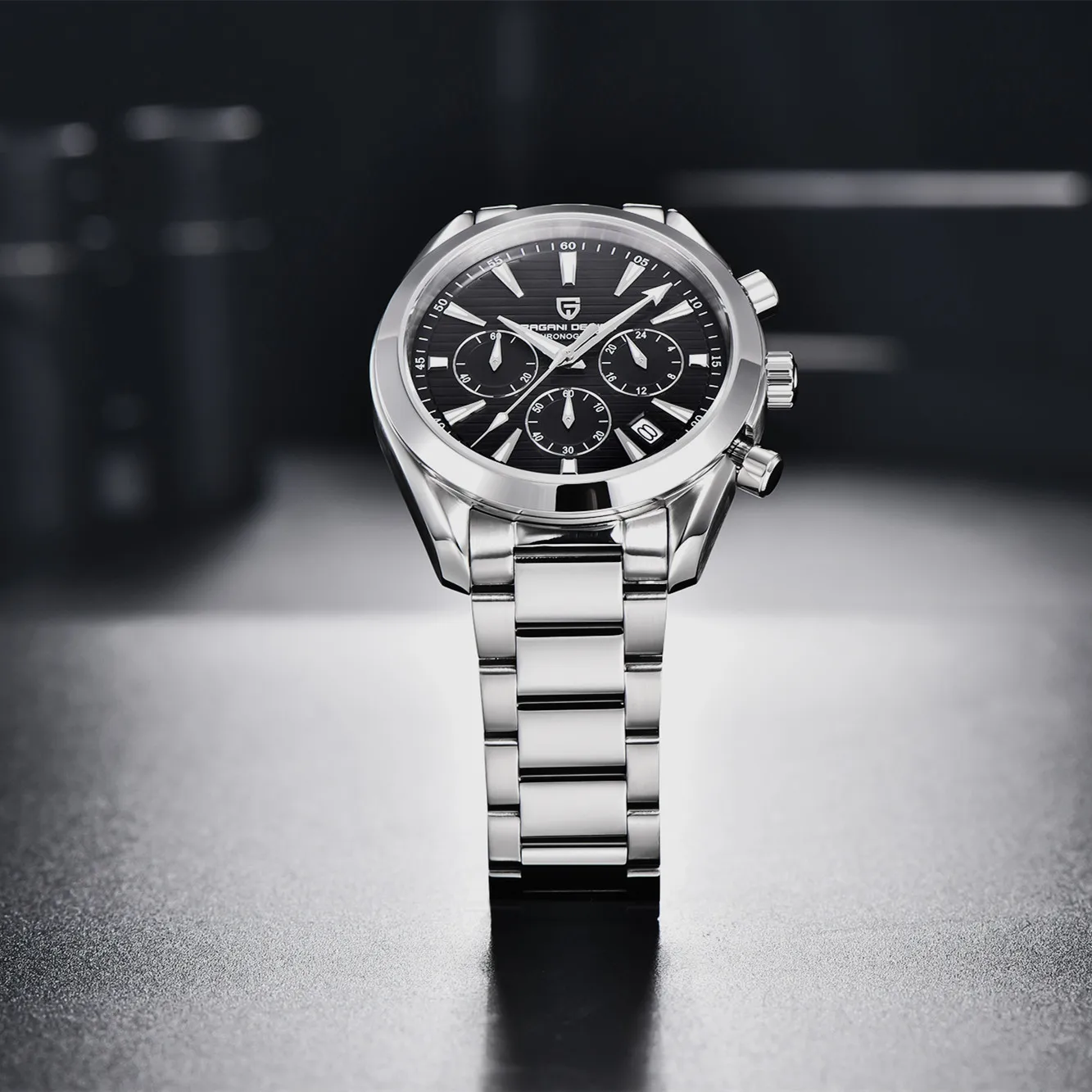 

PAGANI DESIGN Top Brand Men's Quartz Watch Luxury Chronograph Sapphire Glass Ceramic 100m Waterproof Men Watch Relogio Masculino