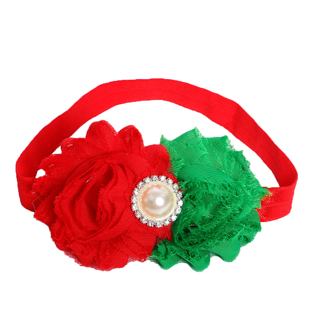 Christmas Tutu Dress for Girls New Year Costume Kids Xmas Party Dresses with Flower Headband Toddler Baby Girl Clothes Red Green images - 6