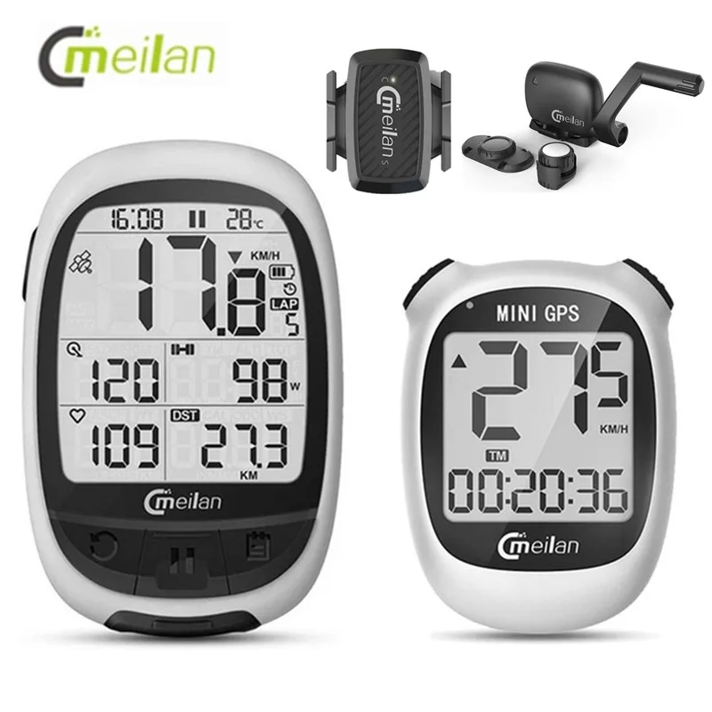 Meilan GPS Bicycle Computer Wireless Speedometer Cycling Navigation BLU4.0/ANT+ Bike Odometer Speed / Cadence Sensor | Спорт и