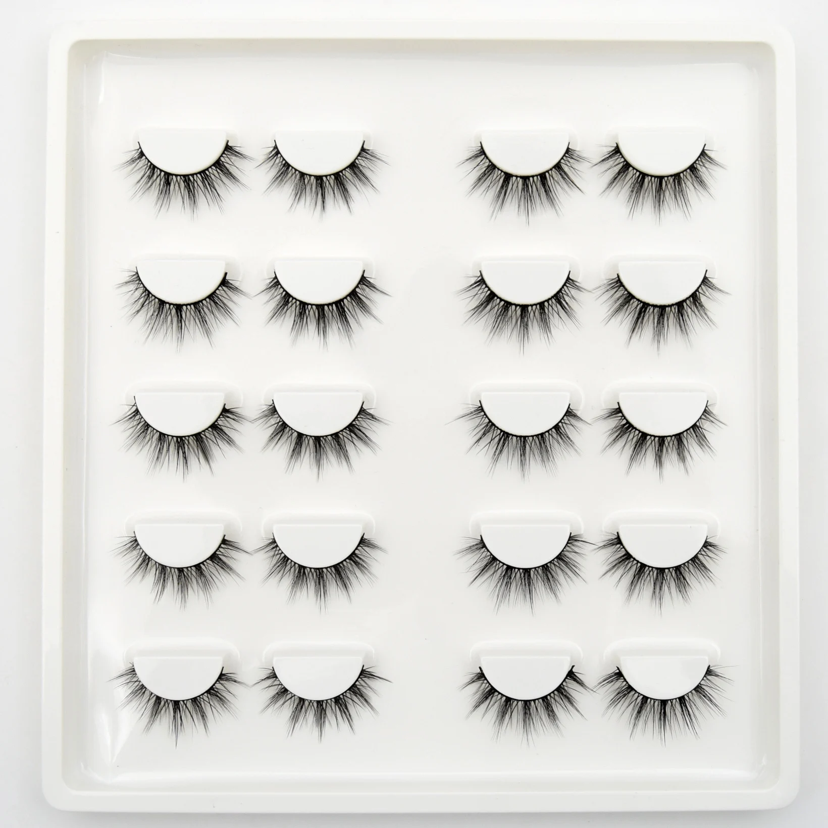 10 пар искусственных норковых ресниц Объемные натуральные ресницы драматические