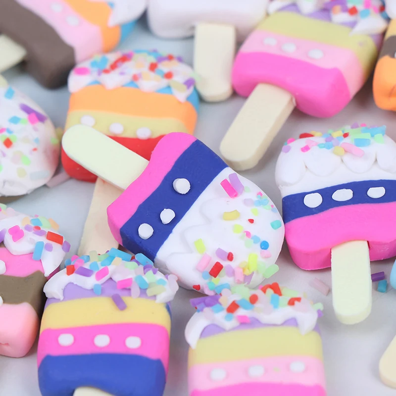 6 шт. миниатюрный полимерный слайм для мороженого глина моделирования DIY модели