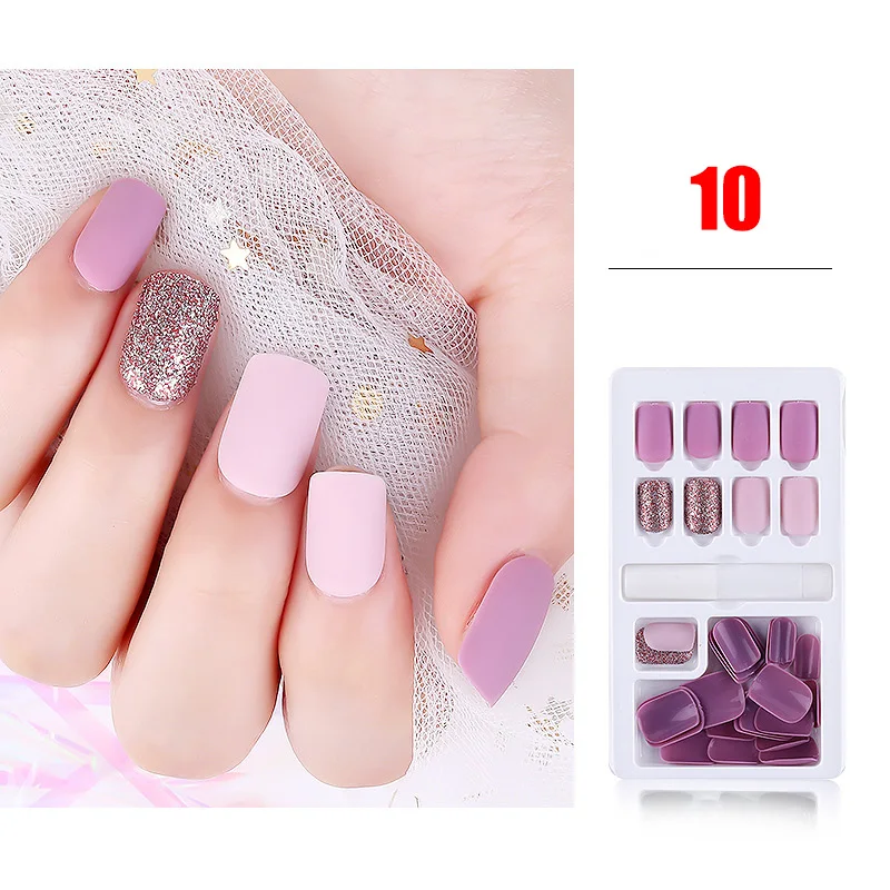 Оптовая продажа 30 шт./компл. накладки для ногтей полное покрытие нажмите на