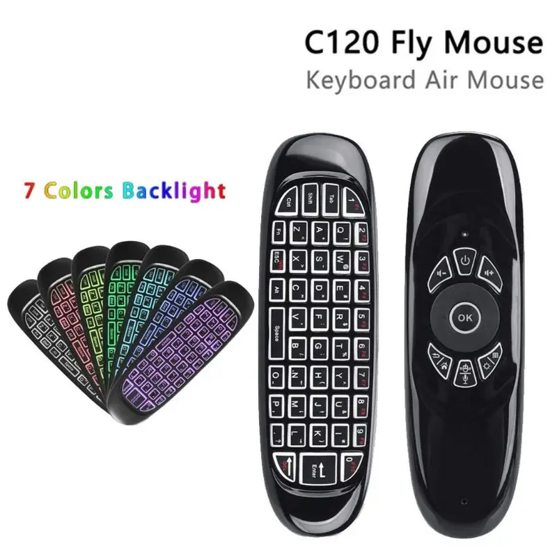 C120 RGB 7 подсветка воздушная мышь беспроводная клавиатура с подсветкой G64