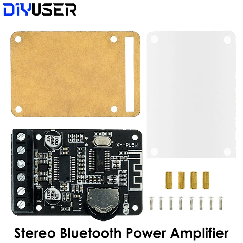 10 Вт/15 Вт/20 Вт стерео Bluetooth Мощность Плата усилителя 12V/24V Высокое цифровой модуль XY