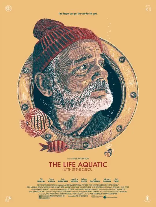 

Металлический жестяной плакат с изображением водного фильма The Life