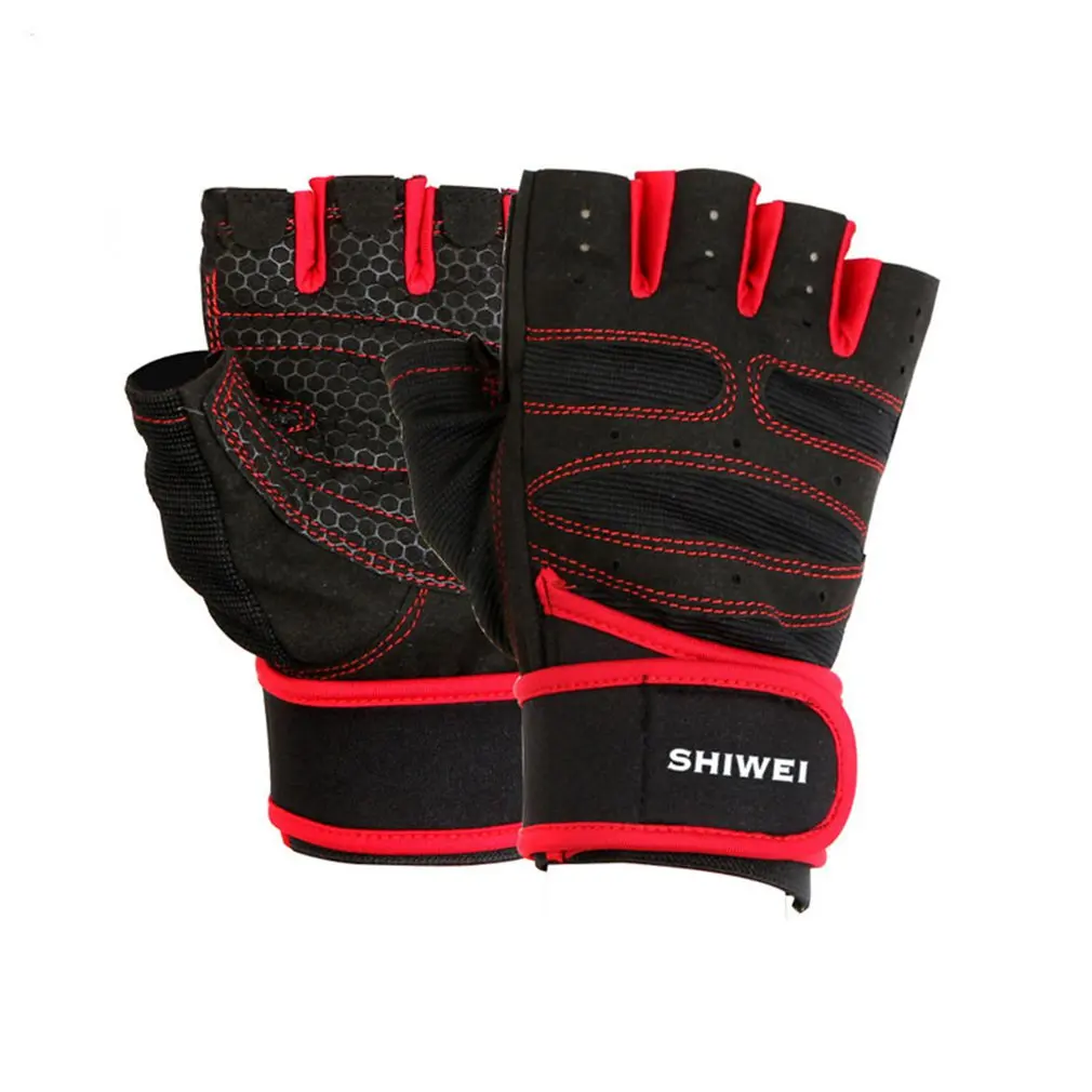 

Повседневные Перчатки для фитнеса, Нескользящие дышащие впитывающие пот перчатки для велоспорта, тренажерного зала, фитнеса, тренировок