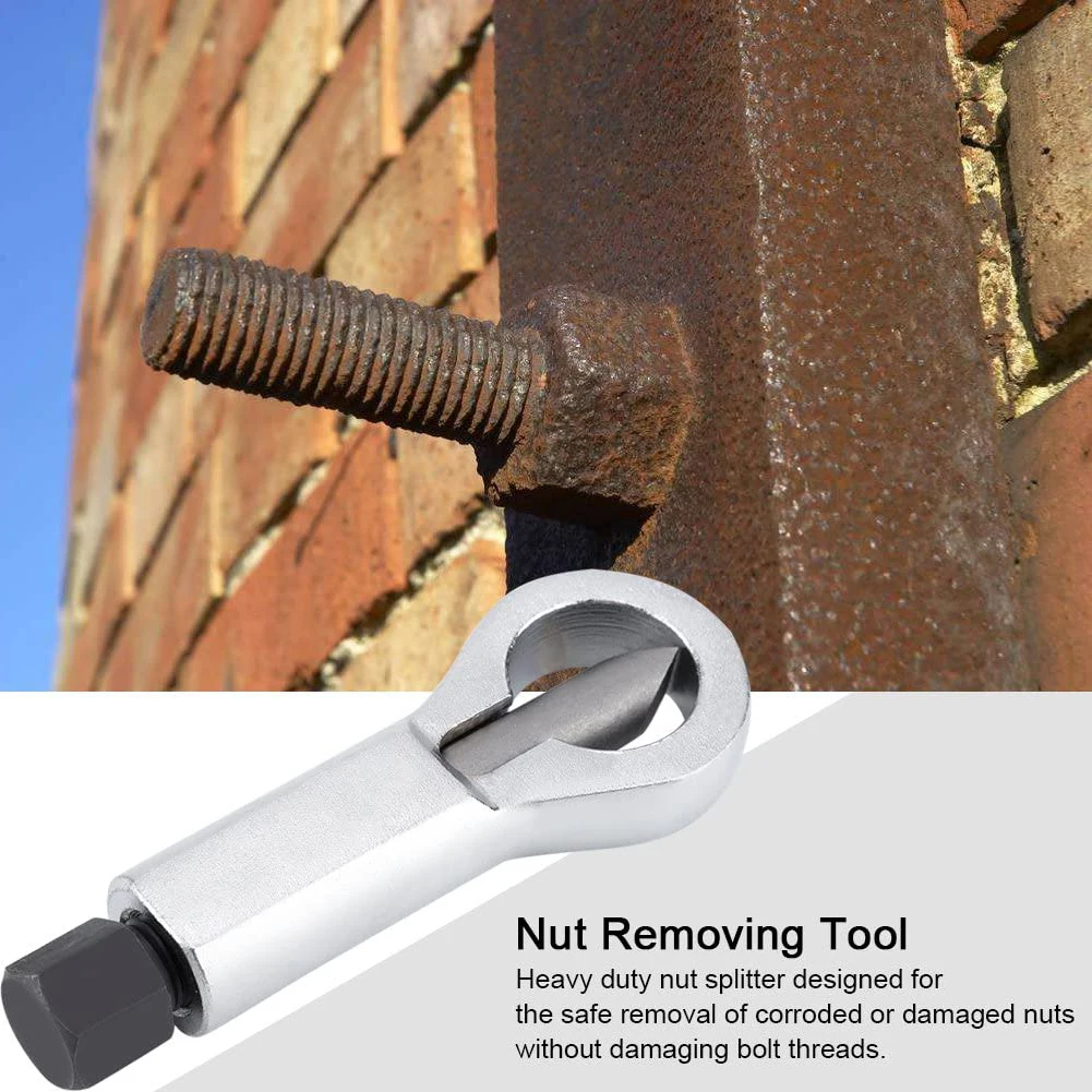 

4Pcs Heavy-Duty Nuts Splitter Tools Set Nut Breaker Tool Durable Portable Manual Remover Extractor Hand Splitting Tool with Box