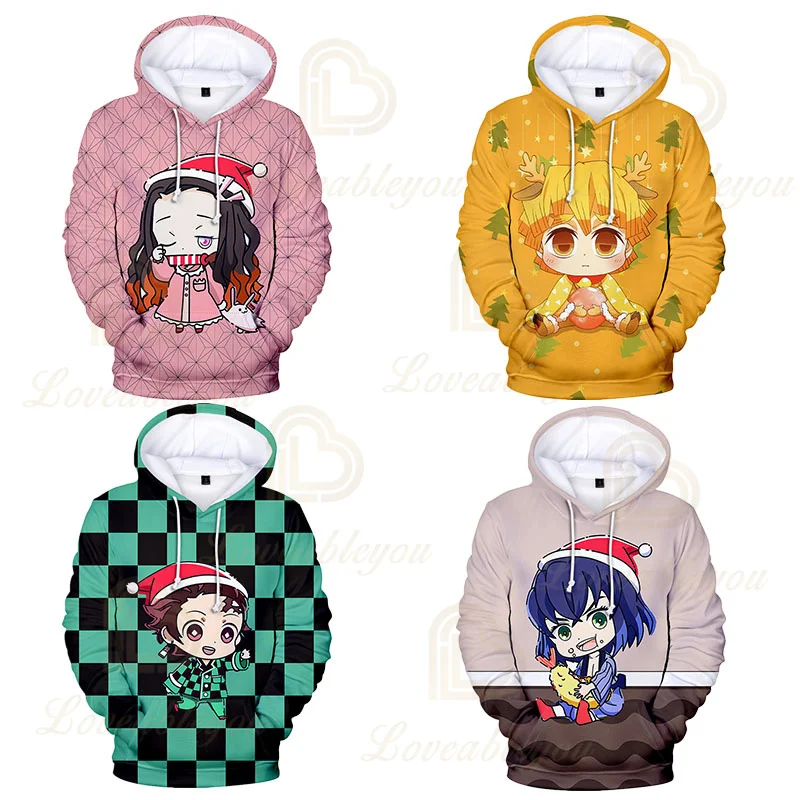 

Demon Slayer Cosplay Fashion Hoodies 3d Print Hoodies Streetwears Casual Cospaly Sweatshirts Plus Size