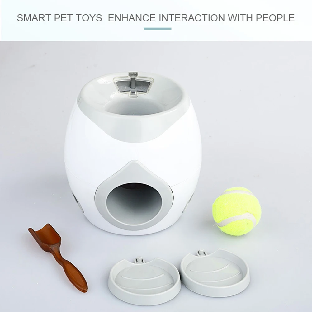 

Automatic Smart Safe Pet Toy Food Feeder Dog Outdoor Training Toys Interactive Cricket Jumping Ball Throwing Machine Launcher