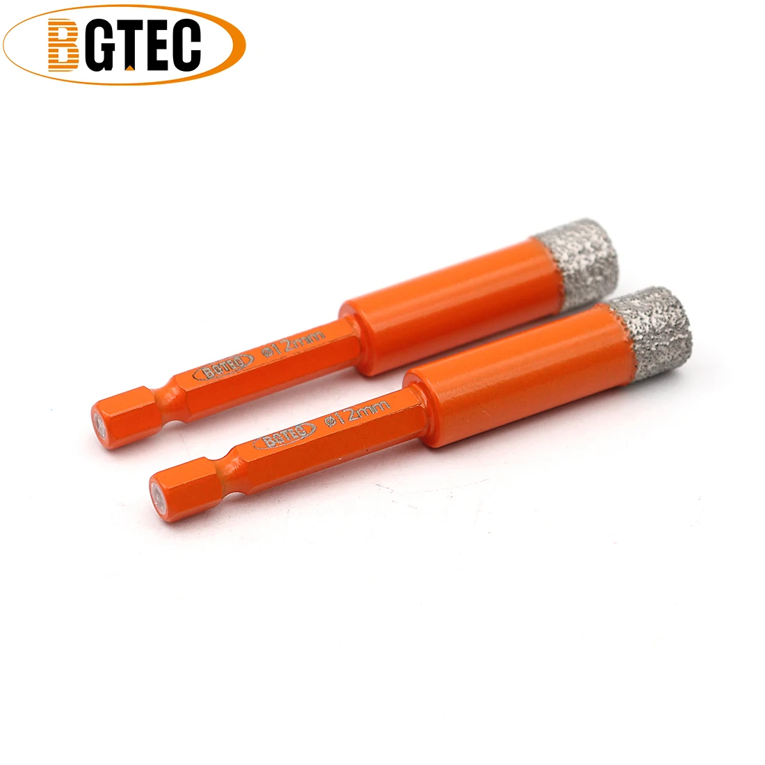 BGTEC 2 шт. 12 мм шестигранный хвостовик быстросохнущие Вакуумные Паяные сверла