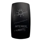 Подсветка для автомобиля лодки грузовика Swtich Cap-лазерная гравировка-Внутреннее освещение-для светодиодного Carling Arb Narva 4x4 RV Rocker Switch, только крышка