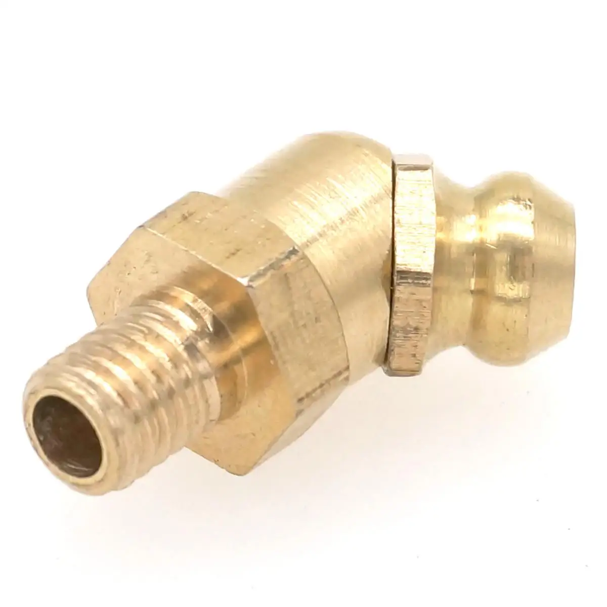 M5 Metric Male 45 Degrees Brass Grease Zerk Nipple Fitting For Gun Machine Tool Accessories | Обустройство дома