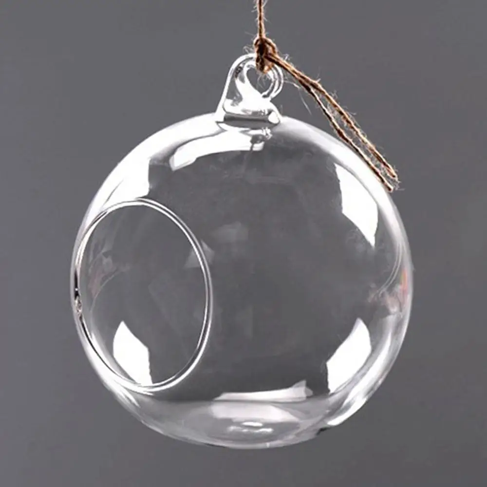 Подсвечник для чайных ламп Круглый прозрачный подсвечник в форме шара диаметром