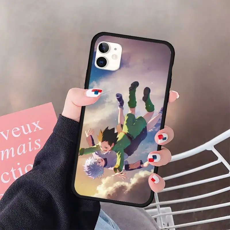

Hunter Anime cartoon Killua high quality Phone Case for iPhone 11 12 pro XS MAX 8 7 6 6S Plus X 5S SE 2020 XR