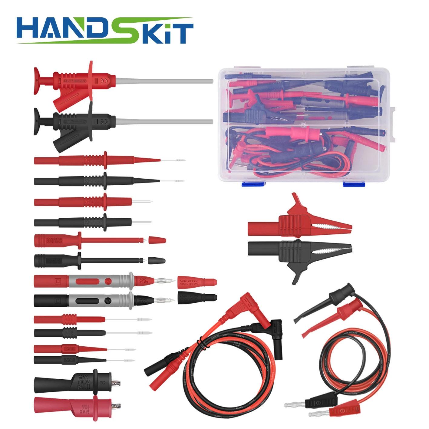 Цифровой тестовый мультиметр набор свинцовых наконечников безопасных и гибких