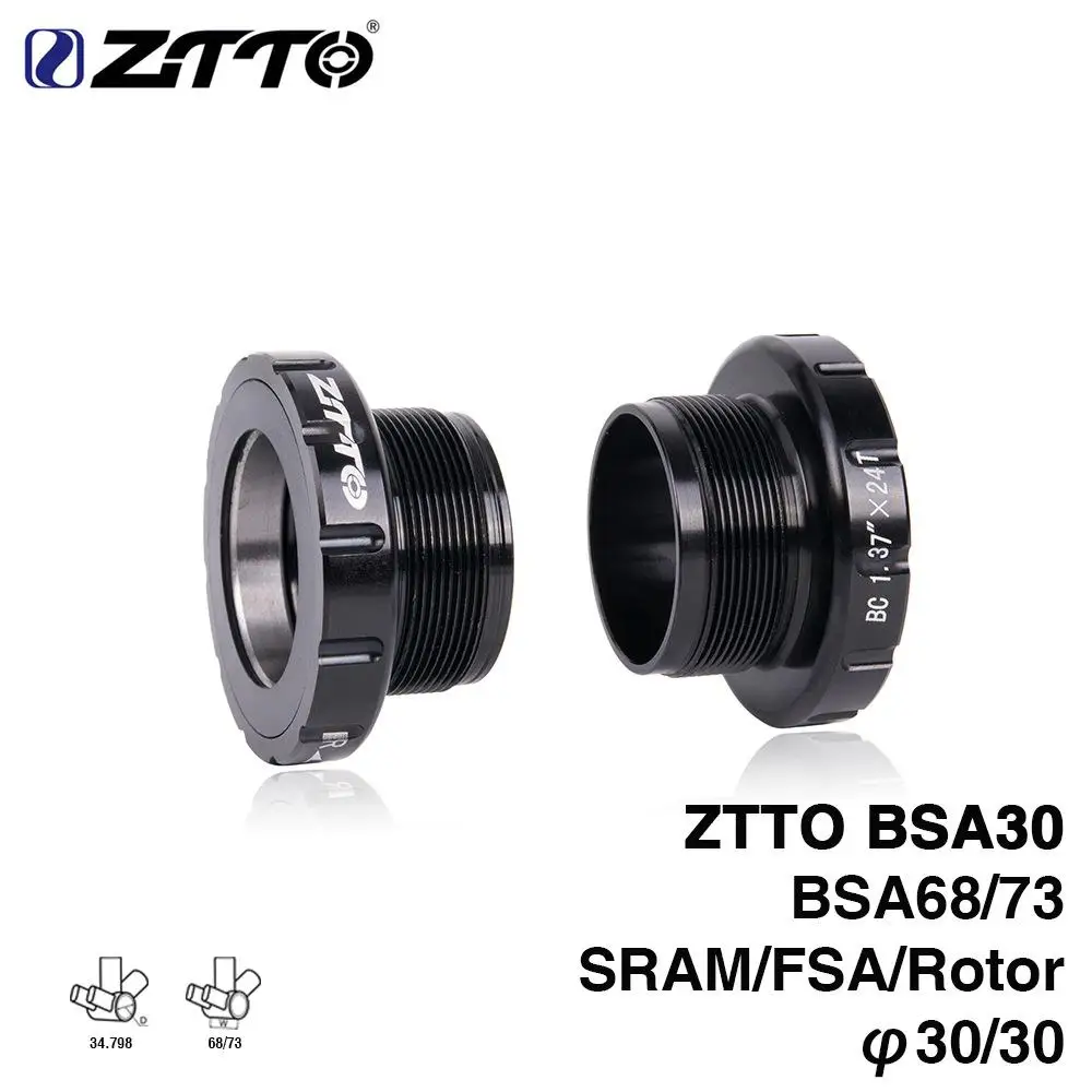 ZTTO BSA30 BB68 MTB дорожный велосипед внешний подшипник Нижние Винты-держатели 68/35 мм до BB30/PF30/386 диаметра окружности болтов(ось