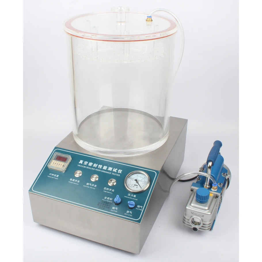

Тестер герметизации отрицательного давления, вакуумный прибор для проверки производительности пищевых упаковочных пакетов, бутылок и бан...