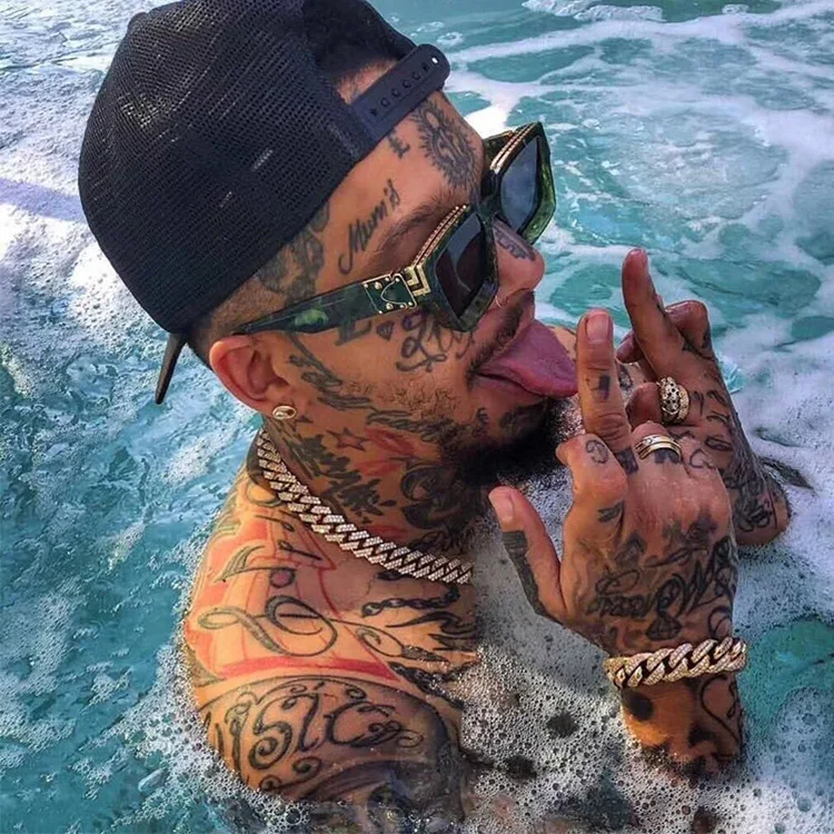 Солнцезащитные очки для мужчин и женщин uv400 прямоугольные брендовые