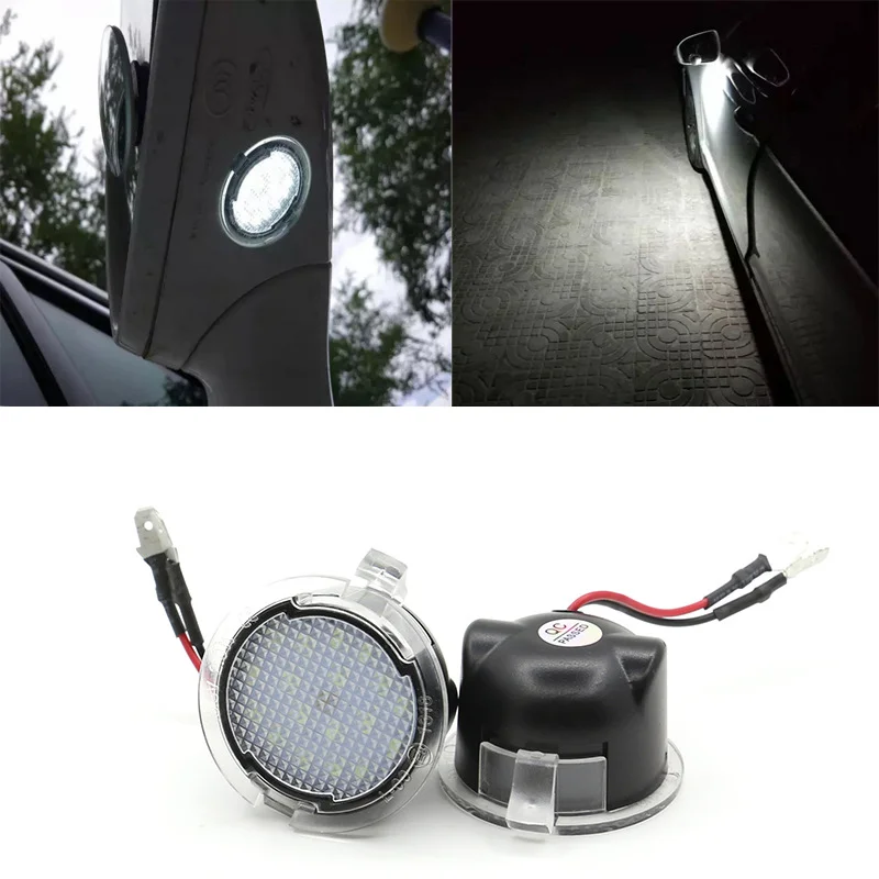 

For Ford Edge Mondeo MK5 5 Fusion 2 Explorer Everest Mustang Car Rearview Mirror Plate Led Lights Lamp Lantern Auto Accessories