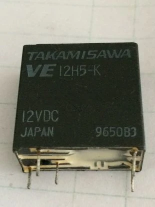 

NEW 12V relay VE12H5-K 12VDC VE 12H5-K VE-12H5-K 12V 12VDC DC12V 5A 250VAC 5PIN