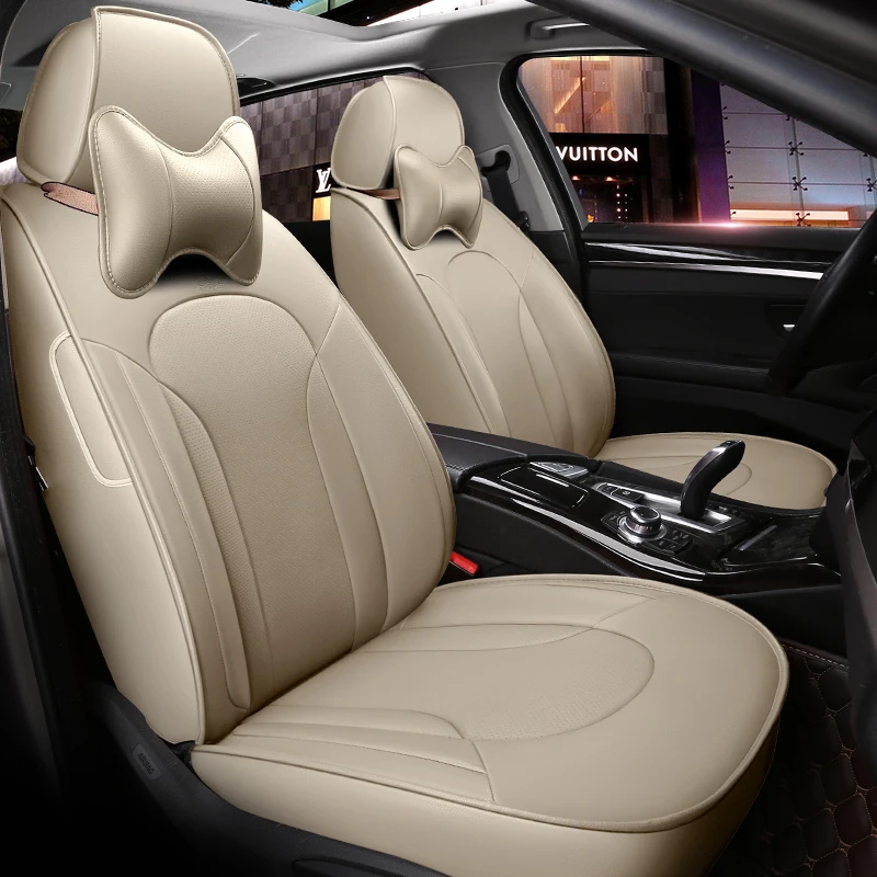 Кожаные чехлы на сиденья для Audi A6L Q3 Q5 Q7 S4 A5 A1 A3 A4 B6 b8 B7 A6 c5|leather car seat cover|car coverseat cover |