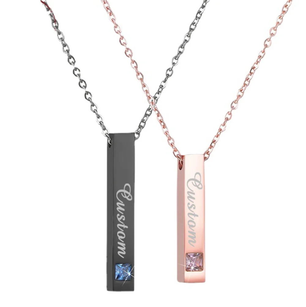 316L нержавеющая Сталь длинный бар кубоид индивидуальная надпись колонна