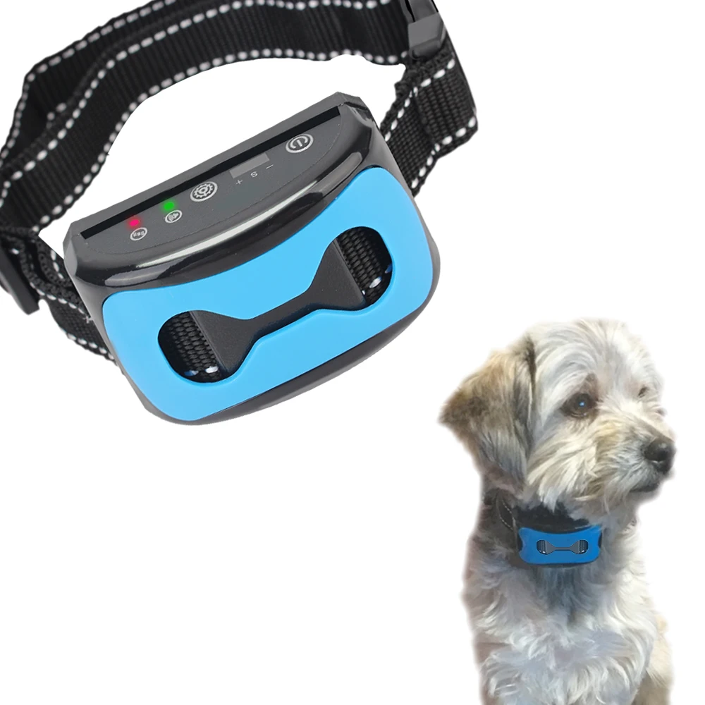 

Dog Anti Bark Collar Stop Barking Vibration Ultrasonic Dogs Training Collar USB Electric Pet Dog Anti Barking Device