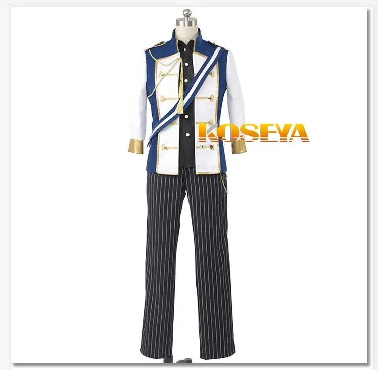 

Game Ensemble Stars Suou Tsukasa Cosplay Costume Knights Member Uniform Suit Unisex Party Role Play Prop Clothing Custom-Make