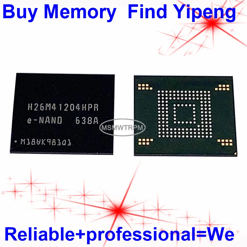 

H26M41204HPR 153FBGA EMMC 8GB FLASH MEMORY H26M41204
