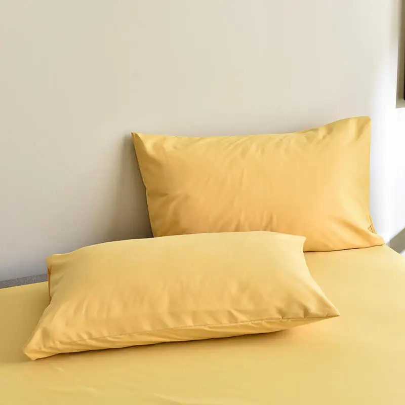 Пододеяльник желтого цвета однотонные одеяла покрывала для кровати Queen/King/Single Size