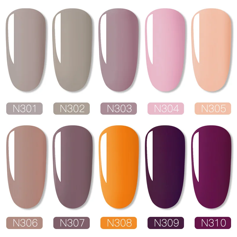 NAILWIND набор гель-лаков 8 мл блестящий яркий для маникюра светодиодный УФ