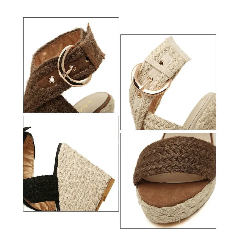 Новинка Летние сандалии гладиаторы женские эспадрильи с перекрестными