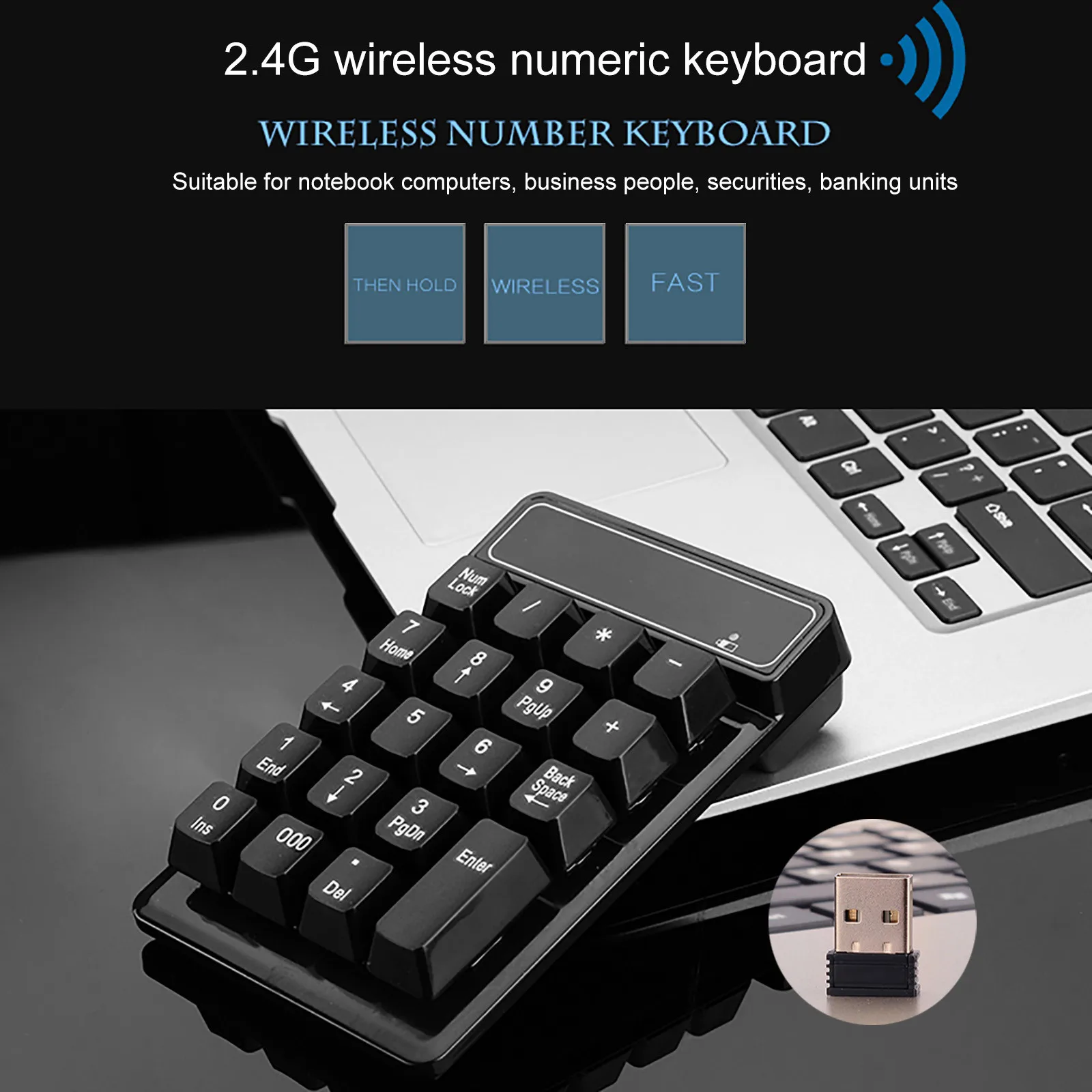 Цифровая клавиатура с цифровой клавиатурой Bluetooth 4 0 19 клавиш портативная